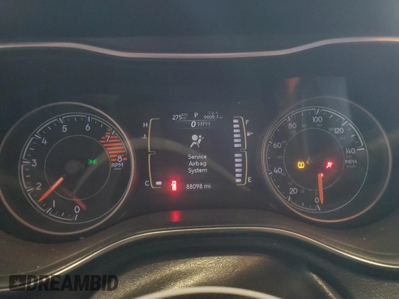 2020 Jeep Cherokee Lux with VIN 1C4PJLLX3LD503489, listed as a Copart auction lot 50467045 with 88,098 mi miles and Salvage title. Bid and sale history available at DreamBid. Image 9.