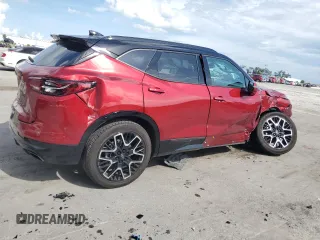 2024 Chevrolet Blazer RS с VIN 3GNKBERS0RS210714, выставлен на аукционе Copart как лот 60377765 с пробегом 15 915 миль миль и На запчасти • Non repairable. История ставок и продаж доступна на DreamBid. Изображение 3.