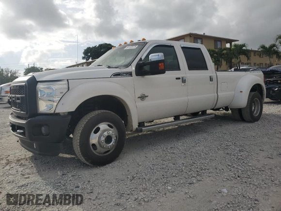 2016 Ford F-350 Lariat with VIN 1FT8W3DT4GED09118, listed as a Copart auction lot 64122675 with 412,383 mi miles and Clean title. Bid and sale history available at DreamBid. Image 1.