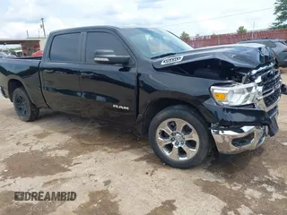 2022 Ram 1500 Big Horn with VIN 1C6RREMT4NN304576, listed as a IAAI auction lot 42605276 with 68,154 mi miles and . Bid and sale history available at DreamBid. Image 1.