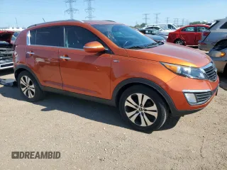2011 Kia Sportage EX with VIN KNDPCCA25B7101455, listed as a Copart auction lot 63502445 with 93,274 mi miles and Salvage title. Bid and sale history available at DreamBid. Image 4.