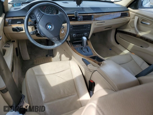 2008 BMW 3 Series 328xi with VIN WBAVC93558K041732, listed as a Copart auction lot 49842465 with 189,663 mi miles and Salvage title. Bid and sale history available at DreamBid. Image 8.