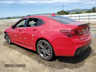 2018 Acura TLX w/A-SPEC Pkg with VIN 19UUB2F63JA007931, listed as a Copart auction lot 52135034 with Not provided miles and Salvage title. Bid and sale history available at DreamBid. Image 2.