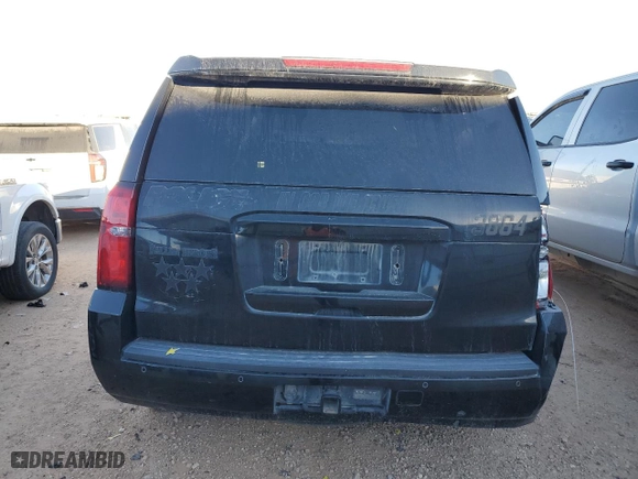 2017 Chevrolet Tahoe Commercial with VIN 1GNLCDEC2HR186900, listed as a Copart auction lot 71495554 with 116,447 mi miles and Salvage Title. Bid and sale history available at carsss.com. Image 6.