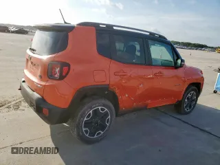 2015 Jeep Renegade Trailhawk z VIN ZACCJBCT8FPC23014, wystawiony jako Copart lot #60025465 z przebiegiem 46 645 mil mil oraz Czysty tytuł • Clean title. Historia ofert i sprzedaży dostępna na DreamBid. Obrazek 3.