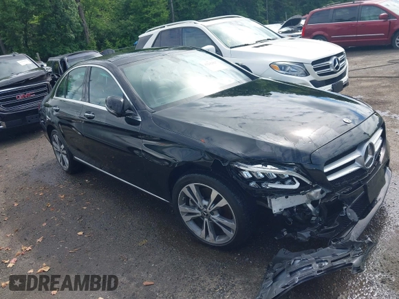 2019 Mercedes-Benz C 300 with VIN WDDWF8EB1KR459513, listed as a IAAI auction lot 42242025 with 35,138 mi miles and . Bid and sale history available at DreamBid. Image 1.
