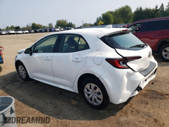 2025 Toyota Corolla Hatchback with VIN JTNK4MBEXS3233751, listed as a Copart auction lot 71455194 with 4,006 mi miles and Salvage Title. Bid and sale history available at carsss.com. Image 2.