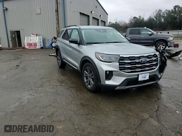 2025 Ford Explorer Active with VIN 1FMUK8DH0SGA67844, listed as a Copart auction lot 43166895 with 1,619 mi miles and Salvage Title. Bid and sale history available at carsss.com. Image 14.