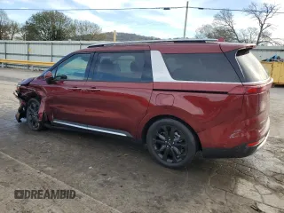 2024 Kia Carnival SX with VIN KNDNE5H33R6425645, listed as a Copart auction lot 80764464 with 7,186 mi miles and Salvage Title. Bid and sale history available at carsss.com. Image 2.