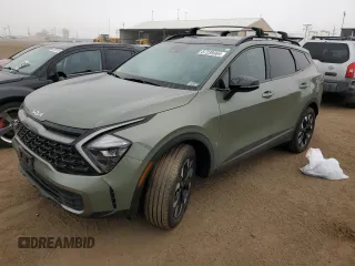 2023 Kia Sportage Plug-In Hybrid X-Line with VIN KNDPYDAH8P7085691, listed as a Copart auction lot 87239364 with 15,453 mi miles and Salvage Title. Bid and sale history available at carsss.com. Image 1.