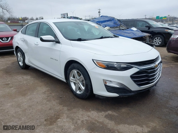 2020 Chevrolet Malibu LS with VIN 1G1ZC5ST9LF132915, listed as a IAAI auction lot 41570162 with 52,382 mi miles. Bid and sale history available at carsss.com. Image 1.