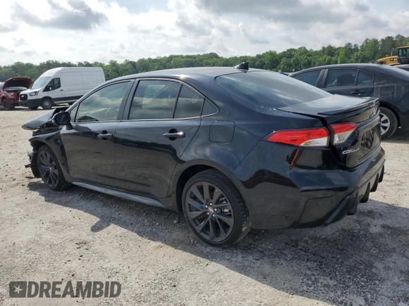 2024 Toyota Corolla SE with VIN JTDS4MCE6RJ106228, listed as a Copart auction lot 45608915 with 15,566 mi miles and Clean Title. Bid and sale history available at DreamBid. Image 2.