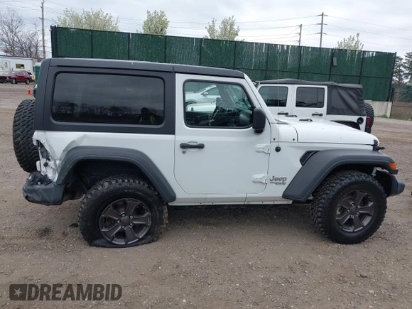 2018 Jeep Wrangler Sport S with VIN 1C4GJXANXJW189849, listed as a IAAI auction lot 42081074 with 78,431 mi miles and . Bid and sale history available at DreamBid. Image 13.
