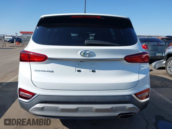2020 Hyundai Santa Fe SE with VIN 5NMS23AD1LH197383, listed as a IAAI auction lot 42001946 with 47,844 mi miles. Bid and sale history available at carsss.com. Image 16.