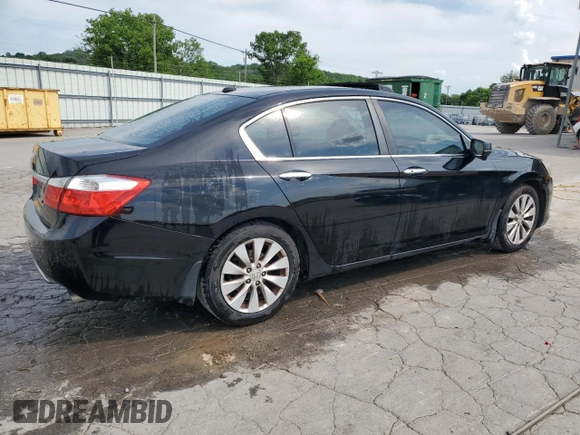 2013 Honda Accord EX-L with VIN 1HGCR2F83DA153517, listed as a Copart auction lot 54852775 with 239,223 mi miles and Salvage Title. Bid and sale history available at DreamBid. Image 3.
