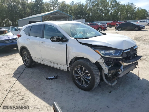 2021 Honda CR-V EX with VIN 5J6RW1H52MA007568, listed as a Copart auction lot 45651665 with 0 mi miles and Non Repairable. Bid and sale history available at carsss.com. Image 4.