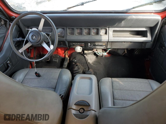 1994 Jeep Wrangler S with VIN 1J4FY19P0RP400843, listed as a Copart auction lot 82444104 with 117,923 mi miles and Salvage Title. Bid and sale history available at carsss.com. Image 8.