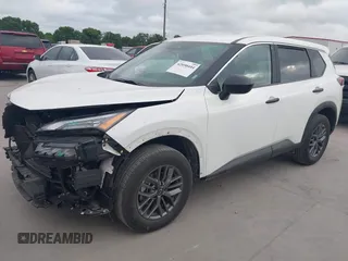 2024 Nissan Rogue S with VIN 5N1BT3AB2RC749214, listed as a IAAI auction lot 42050444 with 16,645 mi miles. Bid and sale history available at carsss.com. Image 2.