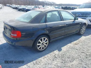 2001 Audi A4 with VIN WAUDC68DX1A140925, listed as a IAAI auction lot 41723866 with 195,619 mi miles. Bid and sale history available at carsss.com. Image 4.