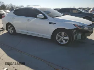 2015 Kia Optima LX with VIN KNAGM4A72F5642668, listed as a Copart auction lot 48553065 with 156,790 mi miles and Clean Title. Bid and sale history available at carsss.com. Image 4.