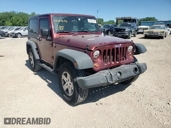 2008 Jeep Wrangler X with VIN 1J4FA24178L598825, listed as a Copart auction lot 59127274 with 189,899 mi miles and Salvage Title. Bid and sale history available at DreamBid. Image 10.