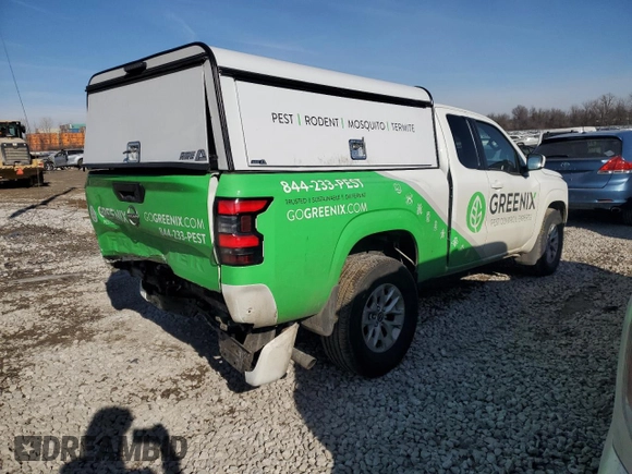 2024 Nissan Frontier S z VIN 1N6ED1CL2RN630671, wystawiony jako Copart lot #42723515 z przebiegiem Nie podano mil oraz Szkoda całkowita • Salvage title. Historia ofert i sprzedaży dostępna na DreamBid. Obrazek 3.