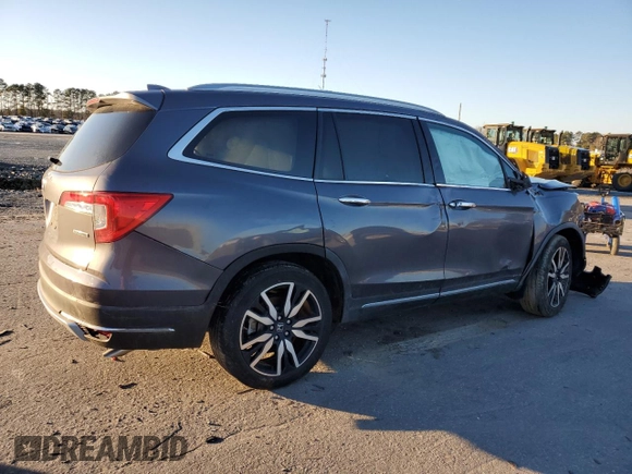 2020 Honda Pilot Touring 8-Passenger with VIN 5FNYF5H98LB007964, listed as a Copart auction lot 88583315 with 83,786 mi miles and Salvage Title. Bid and sale history available at DreamBid. Image 3.