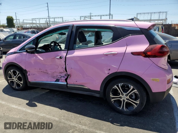2019 Chevrolet Bolt EV Premier with VIN 1G1FZ6S05K4135477, listed as a Copart auction lot 56077725 with 53,228 mi miles and Salvage title. Bid and sale history available at DreamBid. Image 2.