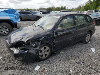 2003 Kia Rio with VIN KNADC165036169340, listed as a Copart auction lot 51538975 with 136,054 mi miles and Salvage Title. Bid and sale history available at carsss.com. Image 1.