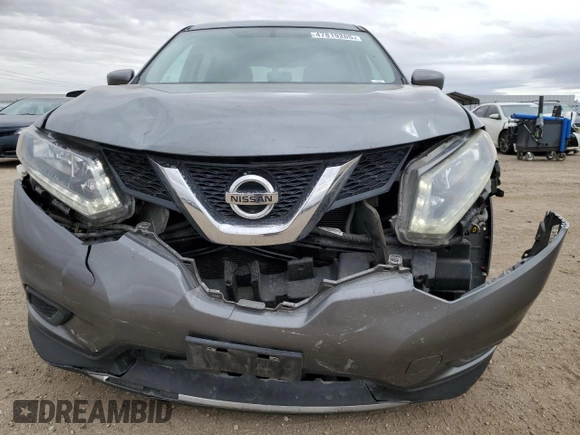 2016 Nissan Rogue S with VIN 5N1AT2MN7GC748066, listed as a Copart auction lot 47819205 with 184,848 mi miles and Salvage Title. Bid and sale history available at carsss.com. Image 5.