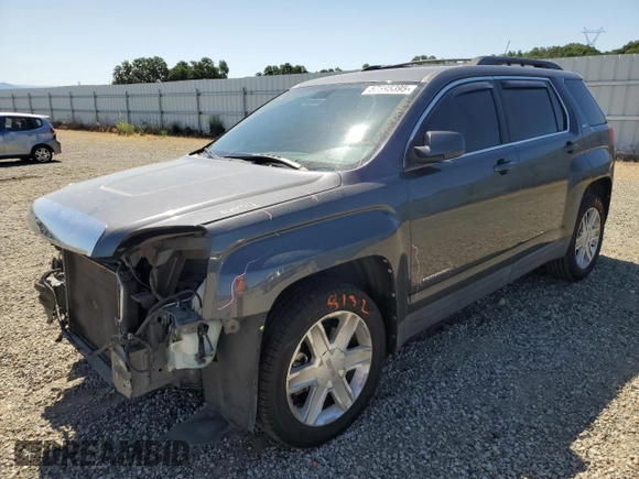 2011 GMC Terrain SLT-1 with VIN 2CTALUEC4B6350638, listed as a Copart auction lot 57595395 with 119,745 mi miles and Salvage title. Bid and sale history available at DreamBid. Image 1.