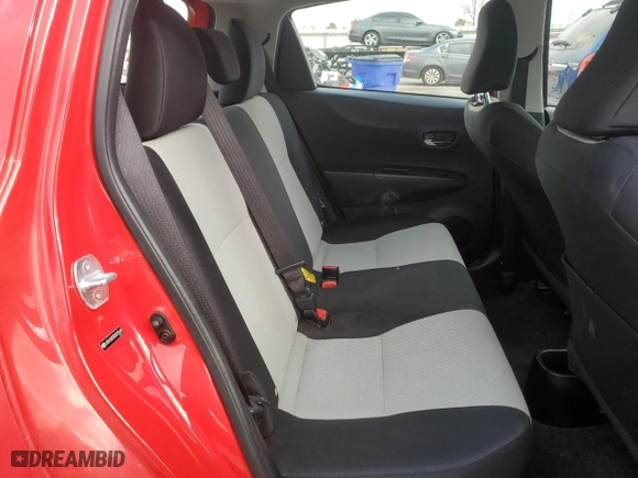 2014 Toyota Yaris L with VIN JTDKTUD33ED575141, listed as a Copart auction lot 44697925 with 45,379 mi miles and Salvage Title. Bid and sale history available at carsss.com. Image 10.
