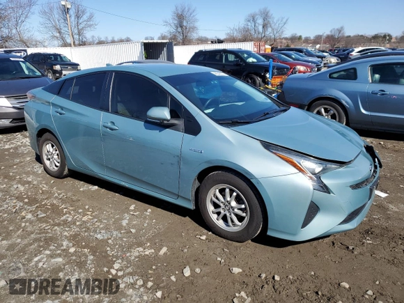 2016 Toyota Prius Two with VIN JTDKBRFU5G3508474, listed as a Copart auction lot 48248075 with 179,433 mi miles and Salvage Title. Bid and sale history available at DreamBid. Image 4.