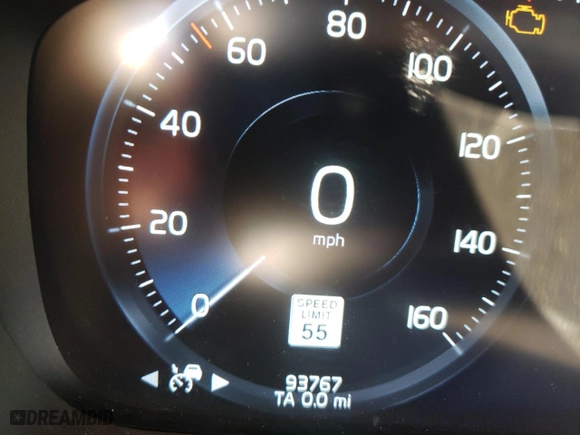 2018 Volvo S90 Momentum with VIN LVY982MK2JP024308, listed as a Copart auction lot 64606192 with 93,767 mi miles. Bid and sale history available at carsss.com. Image 8.
