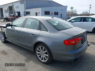 2014 Audi A4 Premium with VIN WAUAFAFL0EA072745, listed as a IAAI auction lot 41469342 with 114,881 mi miles. Bid and sale history available at carsss.com. Image 3.