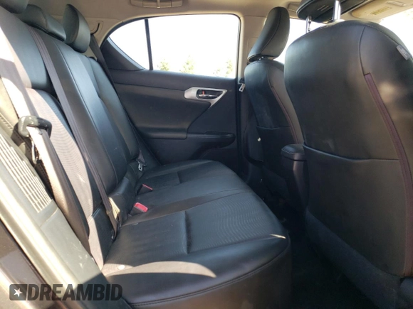 2012 Lexus CT 200h with VIN JTHKD5BH6C2096446, listed as a Copart auction lot 55121715 with 184,473 mi miles and Clean Title. Bid and sale history available at carsss.com. Image 10.