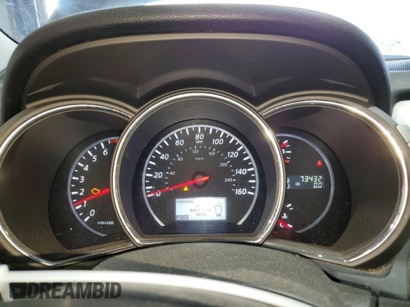 2013 Nissan Murano SV with VIN JN8AZ1MWXDW305687, listed as a Copart auction lot 55422905 with 73,432 mi miles and Salvage title. Bid and sale history available at DreamBid. Image 9.
