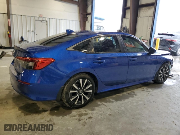 2023 Honda Civic Sedan EX with VIN 2HGFE1F70PH302031, listed as a Copart auction lot 42675975 with 36,062 mi miles and Salvage Title. Bid and sale history available at carsss.com. Image 3.