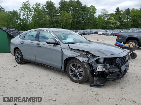 2024 Honda Accord EX-L with VIN 1HGCY2F64RA094518, listed as a Copart auction lot 57578005 with 9,297 mi miles and Salvage title. Bid and sale history available at DreamBid. Image 4.