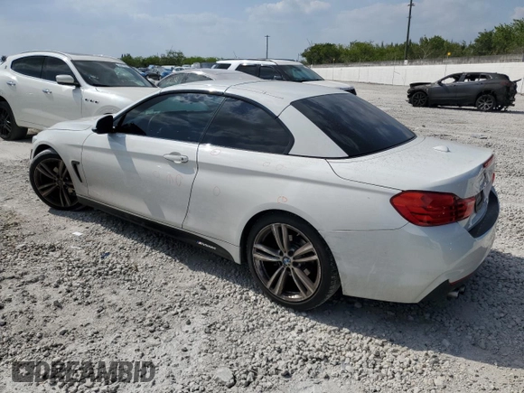2015 BMW 4 Series 428i z VIN WBA3V5C53FP752002, wystawiony jako Copart lot #53228965 z przebiegiem 98 458 mil mil oraz Szkoda całkowita • Salvage title. Historia ofert i sprzedaży dostępna na DreamBid. Obrazek 2.