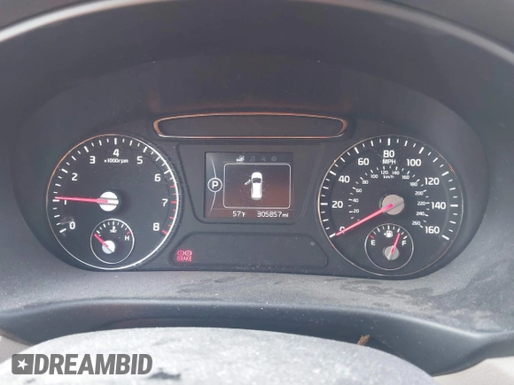 2017 Kia Sorento LX with VIN 5XYPG4A3XHG220228, listed as a IAAI auction lot 41865387 with 305,857 mi miles. Bid and sale history available at carsss.com. Image 7.