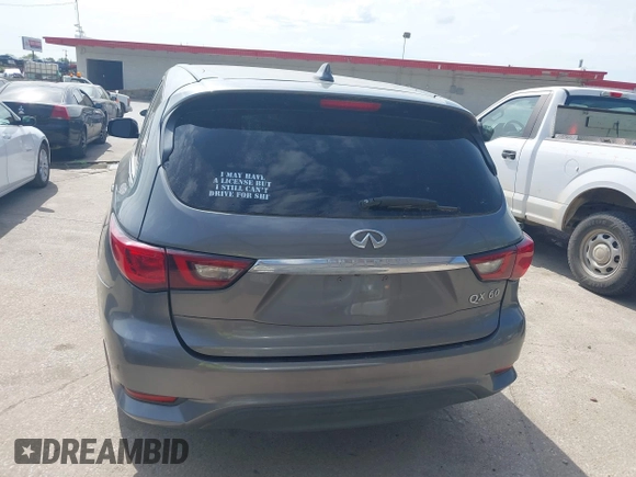 2019 Infiniti QX60 PURE with VIN 5N1DL0MM2KC514807, listed as a IAAI auction lot 41888970 with 71,561 mi miles. Bid and sale history available at carsss.com. Image 16.