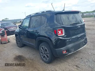 2018 Jeep Renegade Limited with VIN ZACCJBDBXJPH00377, listed as a IAAI auction lot 42391226 with 84,523 mi miles and . Bid and sale history available at DreamBid. Image 3.
