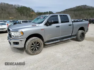 2019 Ram 2500 Tradesman with VIN 3C6UR5CJ3KG592900, listed as a Copart auction lot 52157675 with 143,749 mi miles and Salvage title. Bid and sale history available at DreamBid. Image 1.