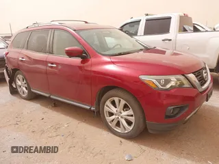 2018 Nissan Pathfinder S with VIN 5N1DR2MN6JC613762, listed as a IAAI auction lot 41801757 with 40,172 mi miles and . Bid and sale history available at DreamBid. Image 1.