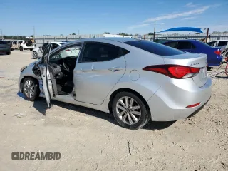 2015 Hyundai Elantra SE with VIN 5NPDH4AE6FH554537, listed as a Copart auction lot 41907465 with 106,131 mi miles and Salvage Title. Bid and sale history available at DreamBid. Image 2.