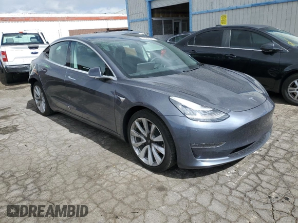 2020 Tesla Model 3 Long Range with VIN 5YJ3E1EB8LF712079, listed as a Copart auction lot 47967205 with Not Provided miles and Salvage Title. Bid and sale history available at DreamBid. Image 4.