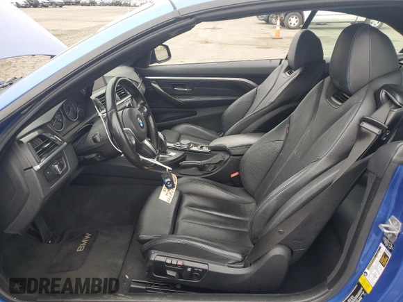 2015 BMW 4 Series 428i with VIN WBA3V7C54FP771931, listed as a Copart auction lot 53778755 with 51,411 mi miles and Salvage Title. Bid and sale history available at carsss.com. Image 7.
