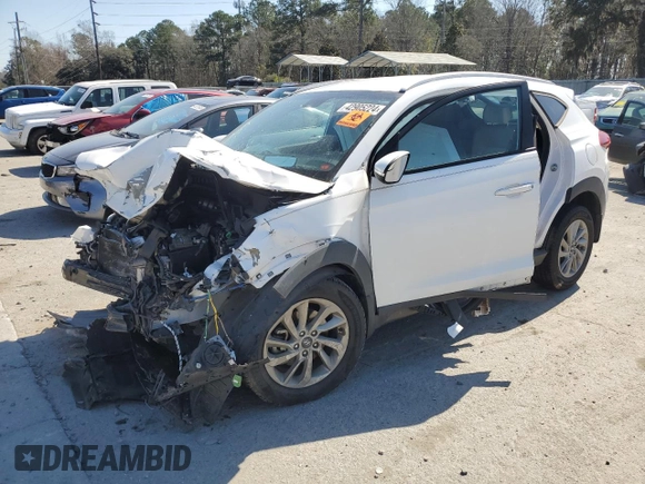 2016 Hyundai Tucson Limited with VIN KM8J33A24GU238672, listed as a Copart auction lot 42905224 with Not Provided miles and Salvage Title. Bid and sale history available at carsss.com. Image 1.