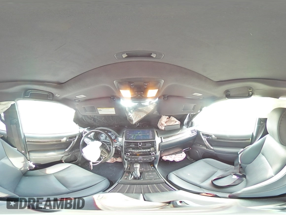 2023 Lexus GX 460 Premium with VIN JTJAM7BX4P5357977, listed as a Copart auction lot 53495245 with 45,585 mi miles and Salvage title. Bid and sale history available at DreamBid. Image 17.